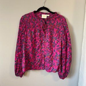 Anthropologie Maeve Floral Blouse